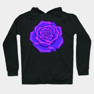 Purple Rose Hoodie